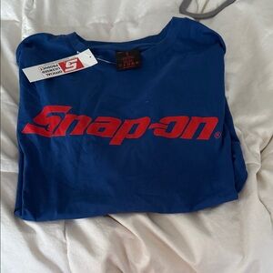 Snap Kids Royal Blue Tee with Red Logo